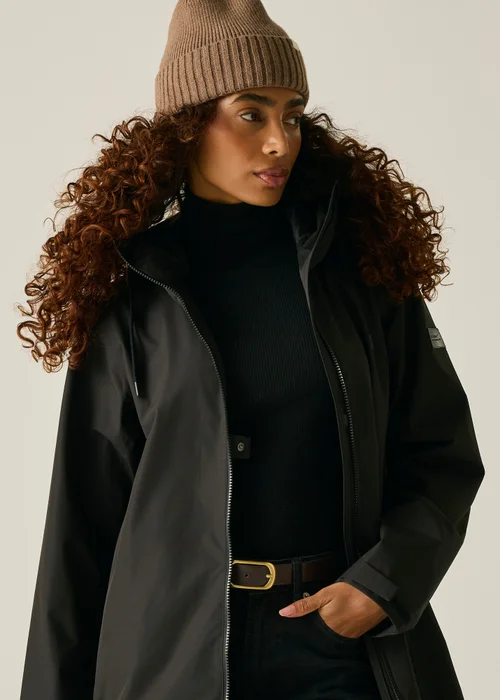 Regatta Black Brianka Waterproof Jacket - 20 Image 5