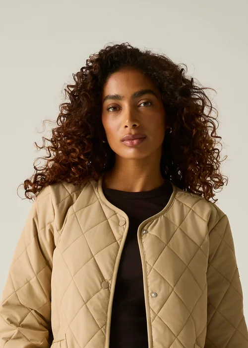 Regatta Beige Maia Quilted Jacket - 16 Image 5