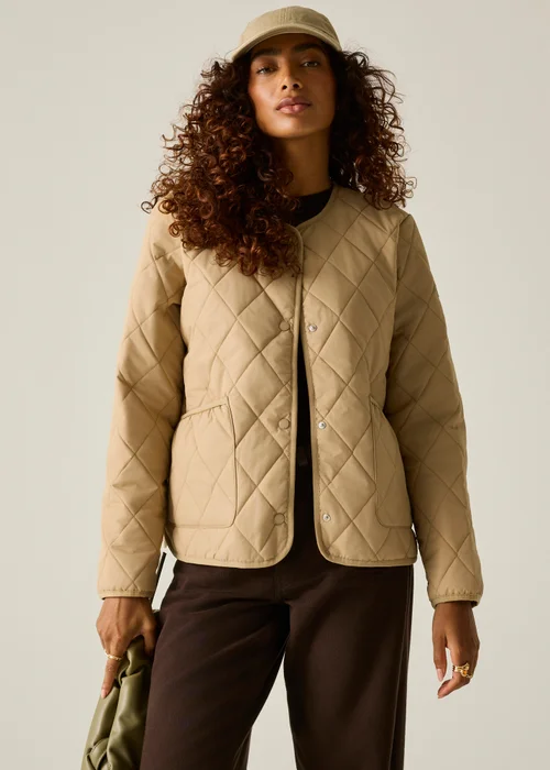 Regatta Beige Maia Quilted Jacket - 16 Image 3