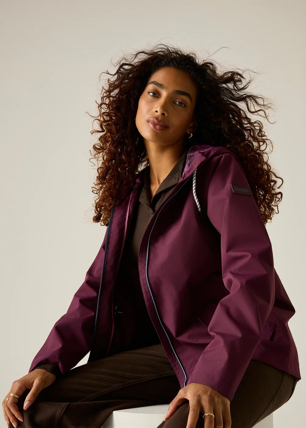Regatta Aubergine Bayletta Waterproof Jacket - 16 Image 5