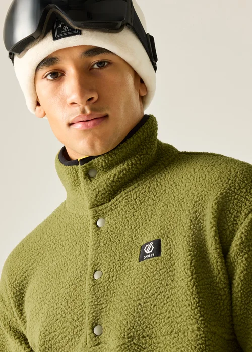 Dare 2B Olive Twin Tip Snap 1/2 Soft Fleece - 3XL Image 4