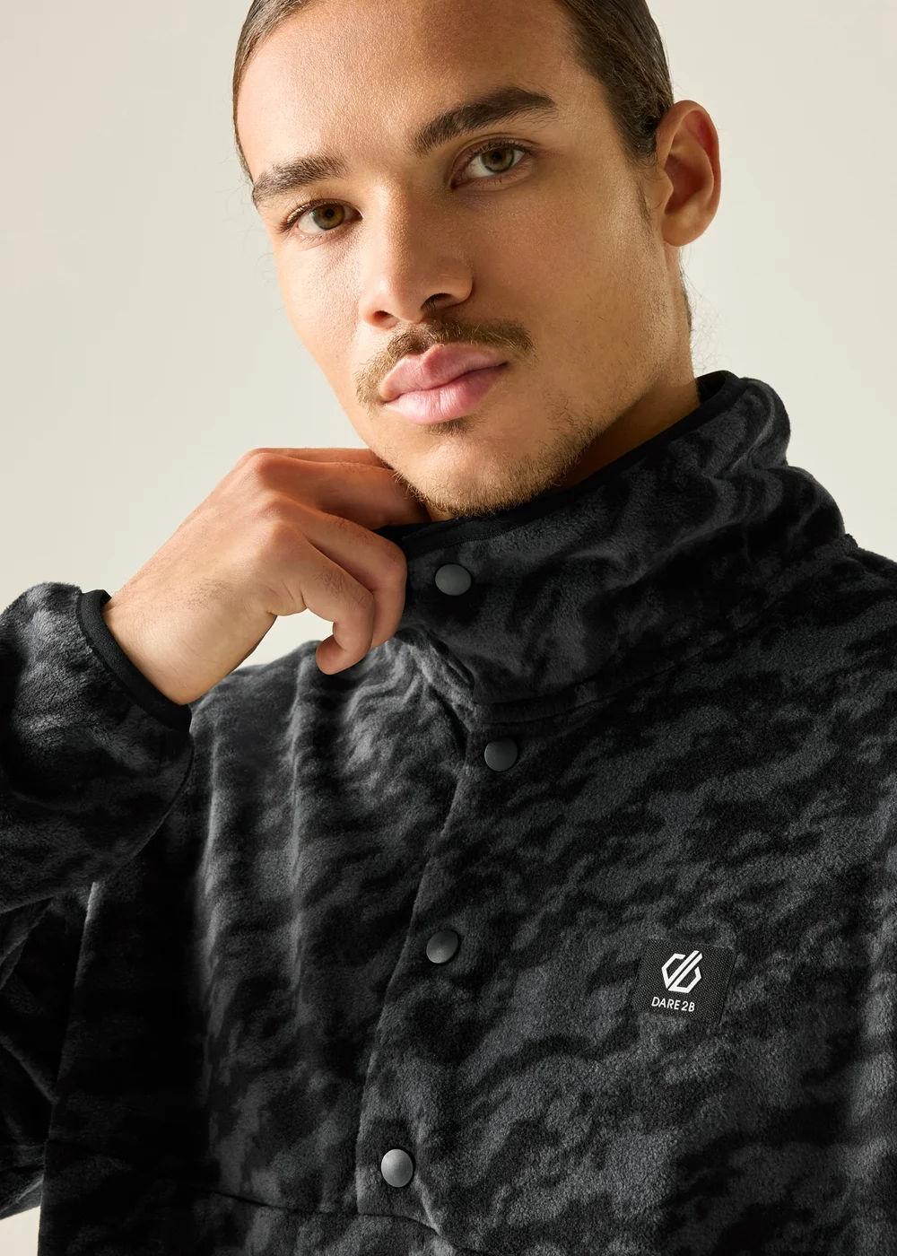 Dare 2B Black Printed Warm Fleece - M Image 6