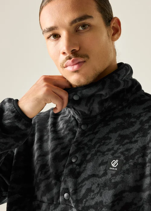 Dare 2B Black Printed Warm Fleece - M Image 6