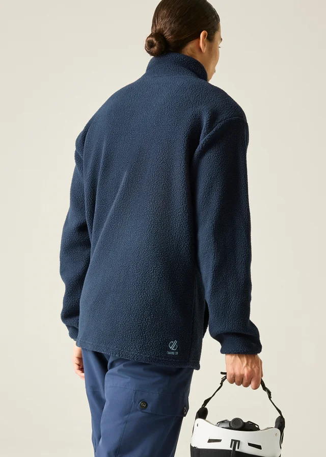 Dare 2B Navy Twin Tip Snap 1/2 Soft Fleece