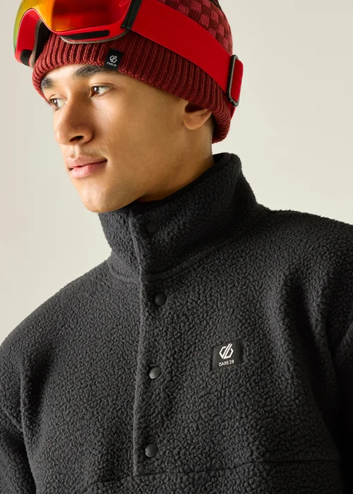 Dare 2B Black Twin Tip Snap 1/2 Soft Fleece - L Image 5