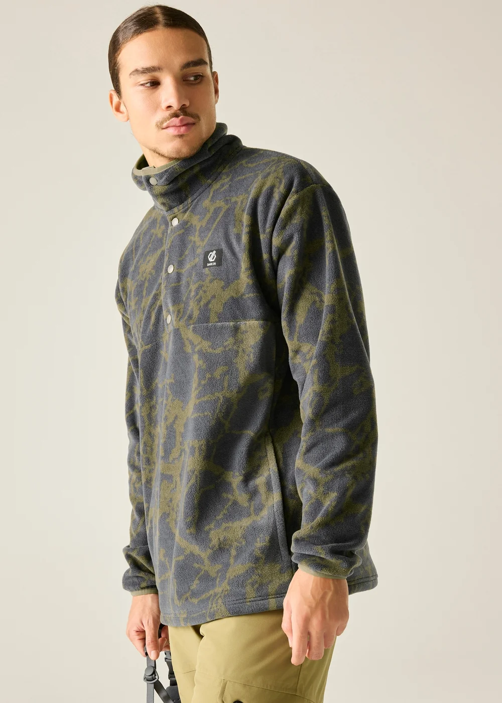 Dare 2B Olive Printed Warm Fleece - L Image 1