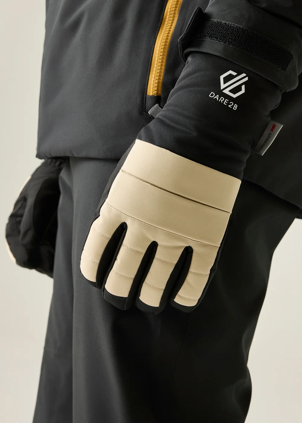 Dare 2B Black/Off White Freeride II Waterproof Gloves - XS Image 3