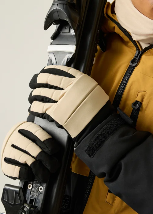 Dare 2B Black/Off White Freeride II Waterproof Gloves - XS Image 2