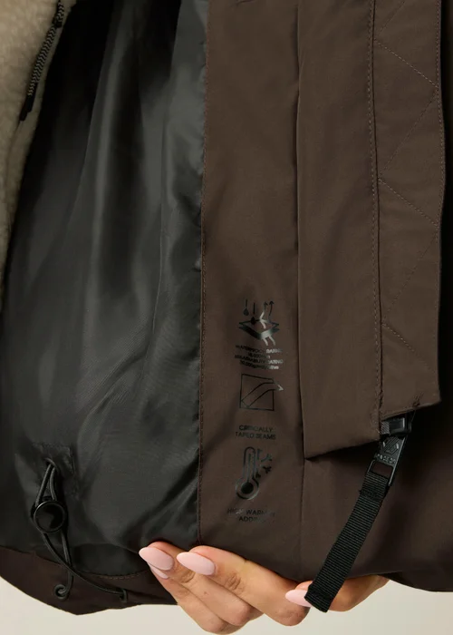 Dare 2B Chocolate Brown Lustre Waterproof Insulated Jacket - 12 Image 4