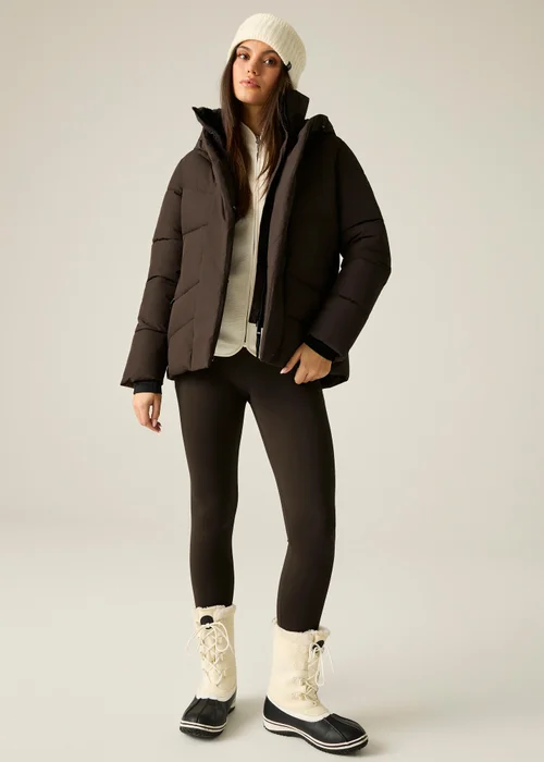 Dare 2B Chocolate Brown Lustre Waterproof Insulated Jacket - 12 Image 3