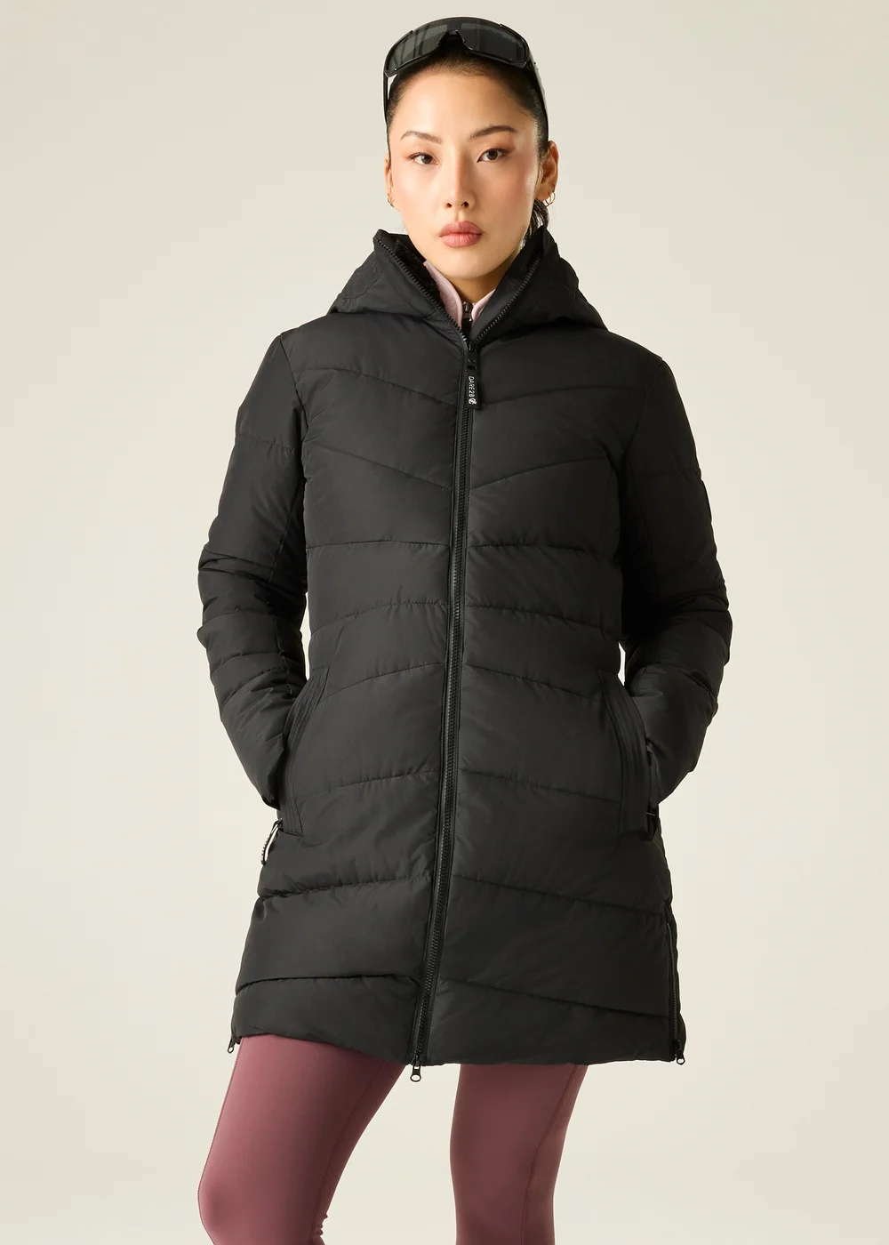 Dare 2B Black Glacier Long Waterproof Insulated Jacket - 10 Image 1