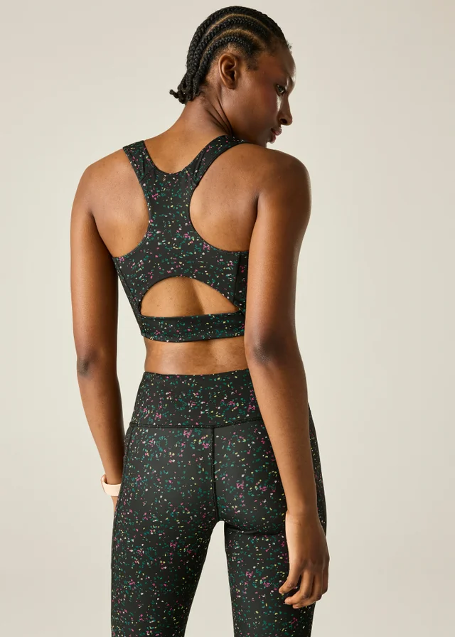 Dare 2B Black/Green Influential Quick-drying Bra