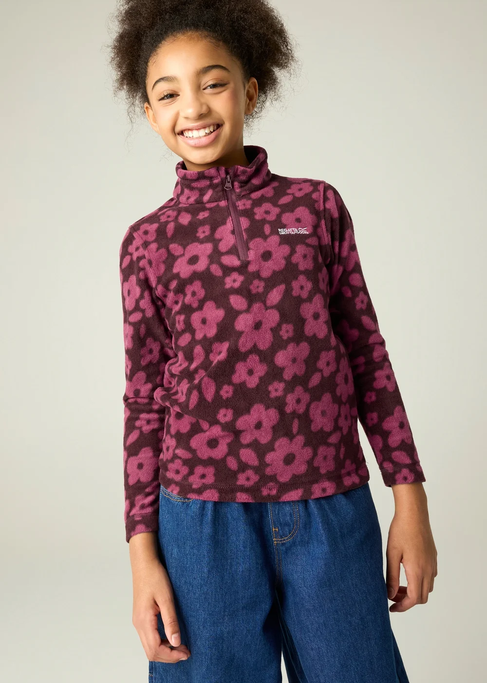 Regatta Pink Hot Shot II Soft Fleece (3-13 years) - 3-4 Yrs Image 1