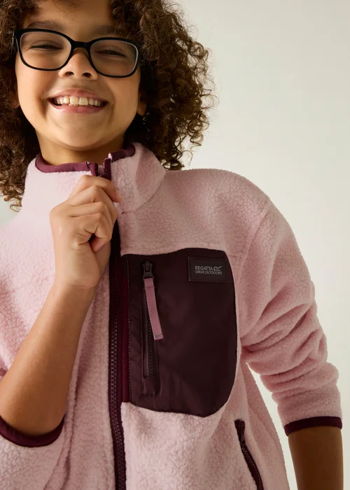 Regatta Pale Pink Frankie Junior Warm Fleece (3-13 years) - 11-12 Yrs Image 4