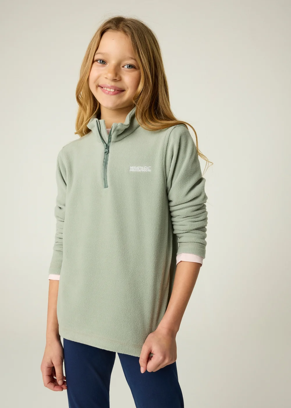Regatta Soft Green Hot Shot II Soft Fleece (3-13 years) - 11-12 Yrs Image 1