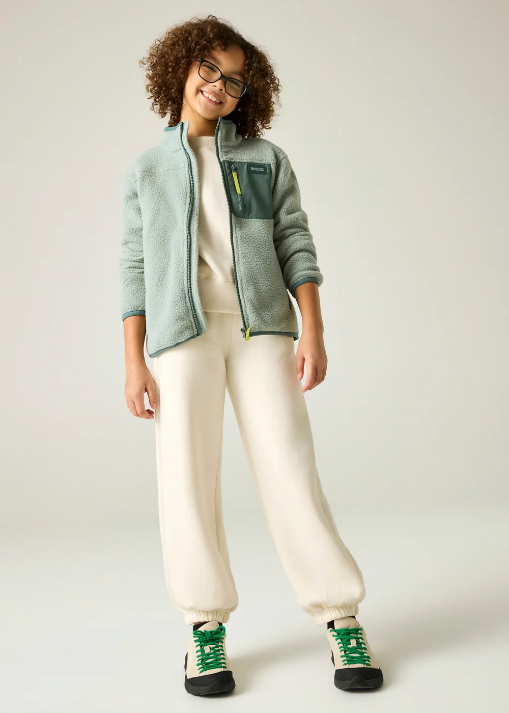 Regatta Soft Green Frankie Junior Warm Fleece (3-13 years) - 13 Yrs Image 3