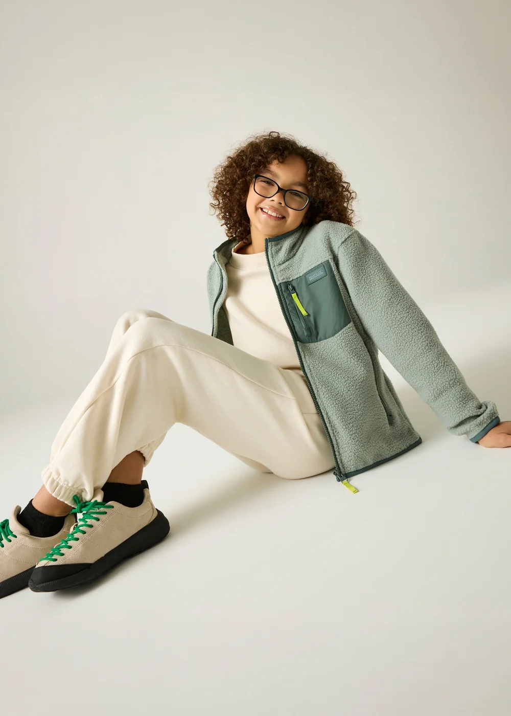 Regatta Soft Green Frankie Junior Warm Fleece (3-13 years) - 13 Yrs Image 6