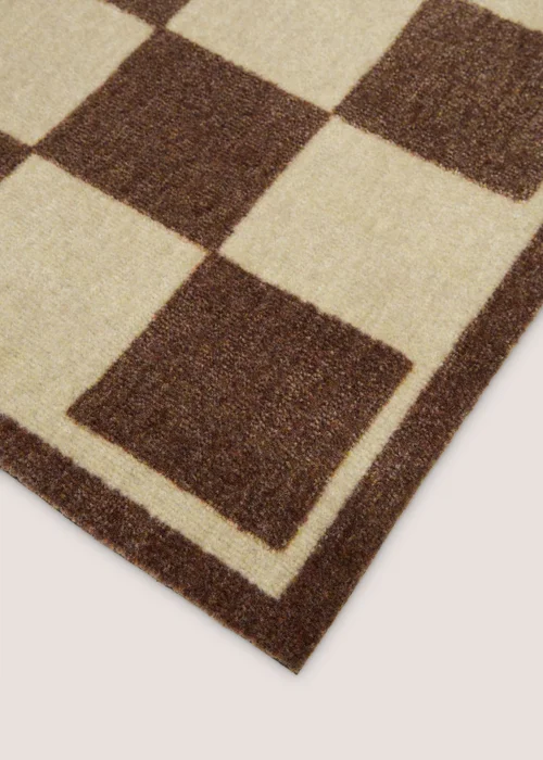 Brown Checkerboard Muddle Mat Image 2