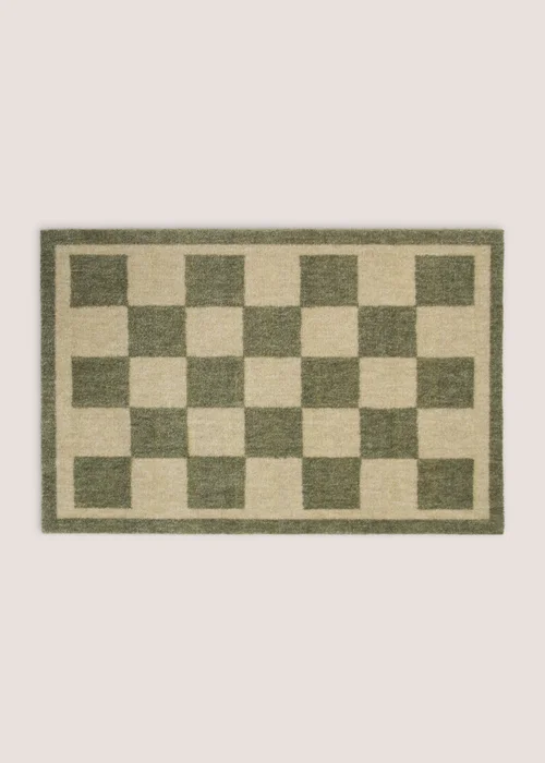 Green Checkerboard Muddle Mat Image 1