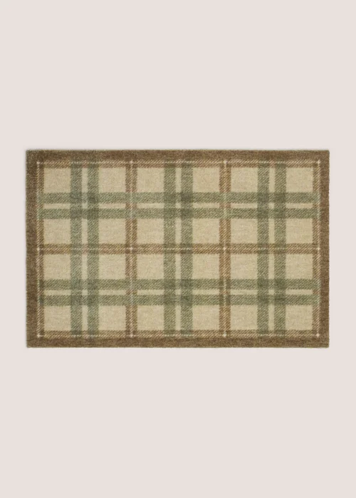 Tartan Checked Muddle Mat Image 1
