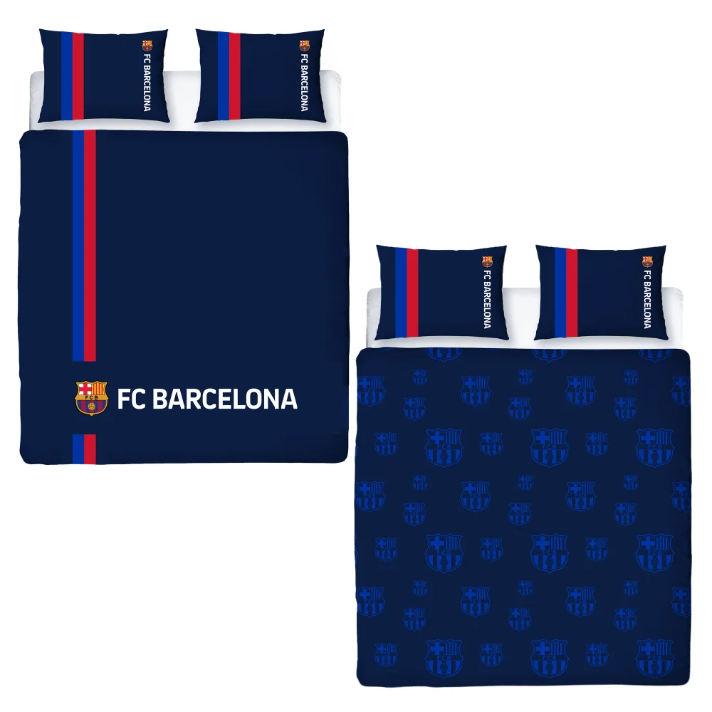 Barcelona FC Blue Double Duvet Cover Set - Double Image 1