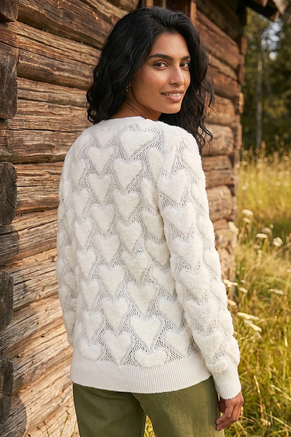 Roman Ivory Heart Detail Knit Jumper - 18 Image 3