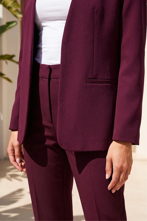 Roman Wine Edge To Edge Blazer - 20 Image 4