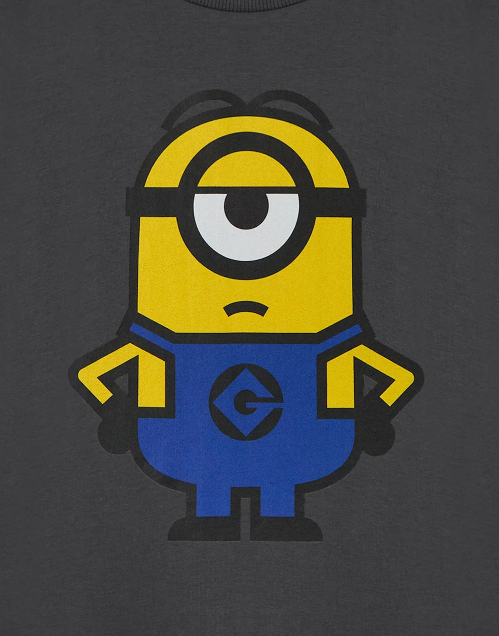 Vanilla Underground Minions Unisex Kids Grey Minion T-Shirt (3-14 Years) - 9-10 Yrs Image 3