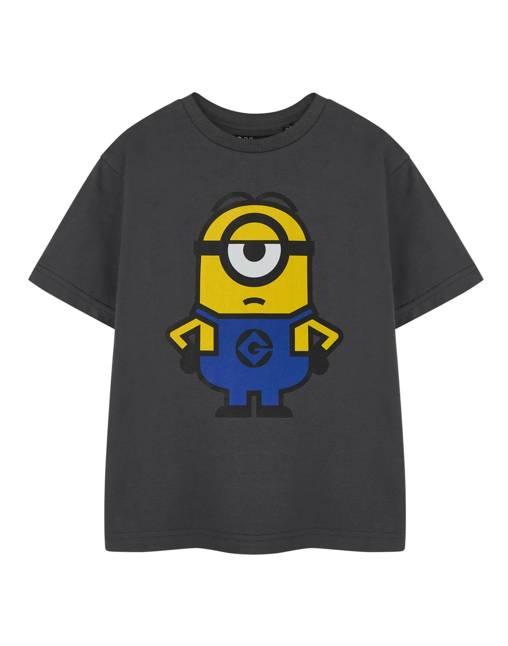 Vanilla Underground Minions Unisex Kids Grey Minion T-Shirt (3-14 Years) - 9-10 Yrs Image 1