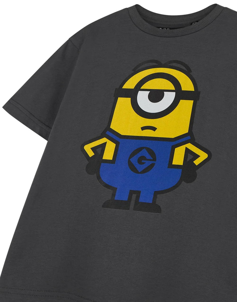 Vanilla Underground Minions Unisex Kids Grey Minion T-Shirt (3-14 Years) - 9-10 Yrs Image 2