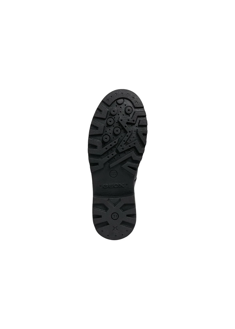 Geox Black Girls J Casey G. E Buckle Shoe (Younger 10 - 12.5) - 11.5 Infants Image 4