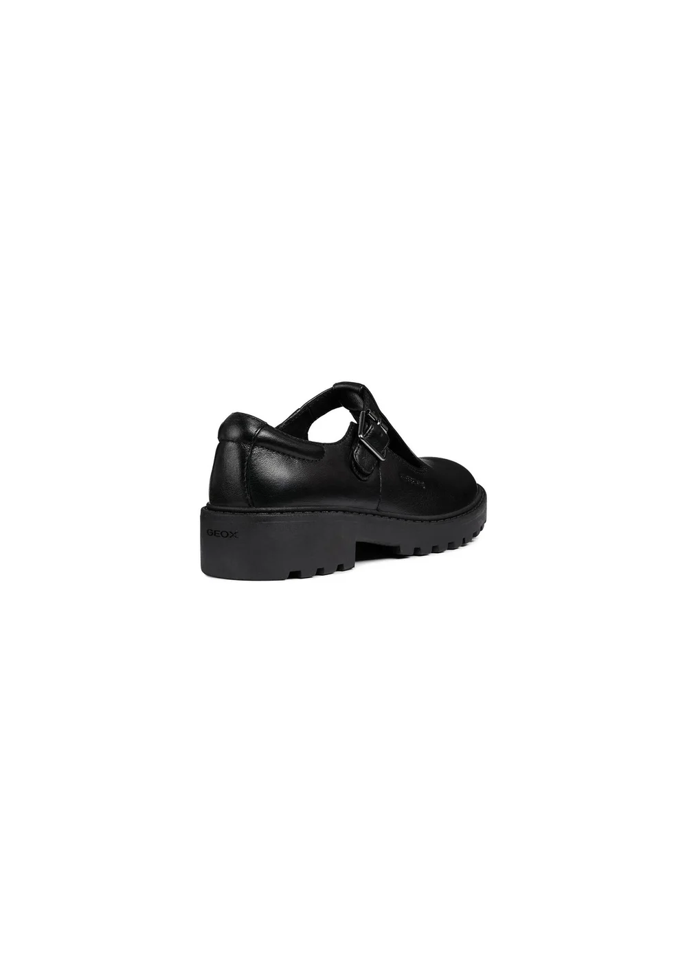 Geox Black Girls J Casey G. E Buckle Shoe (Younger 10 - 12.5) - 11.5 Infants Image 3