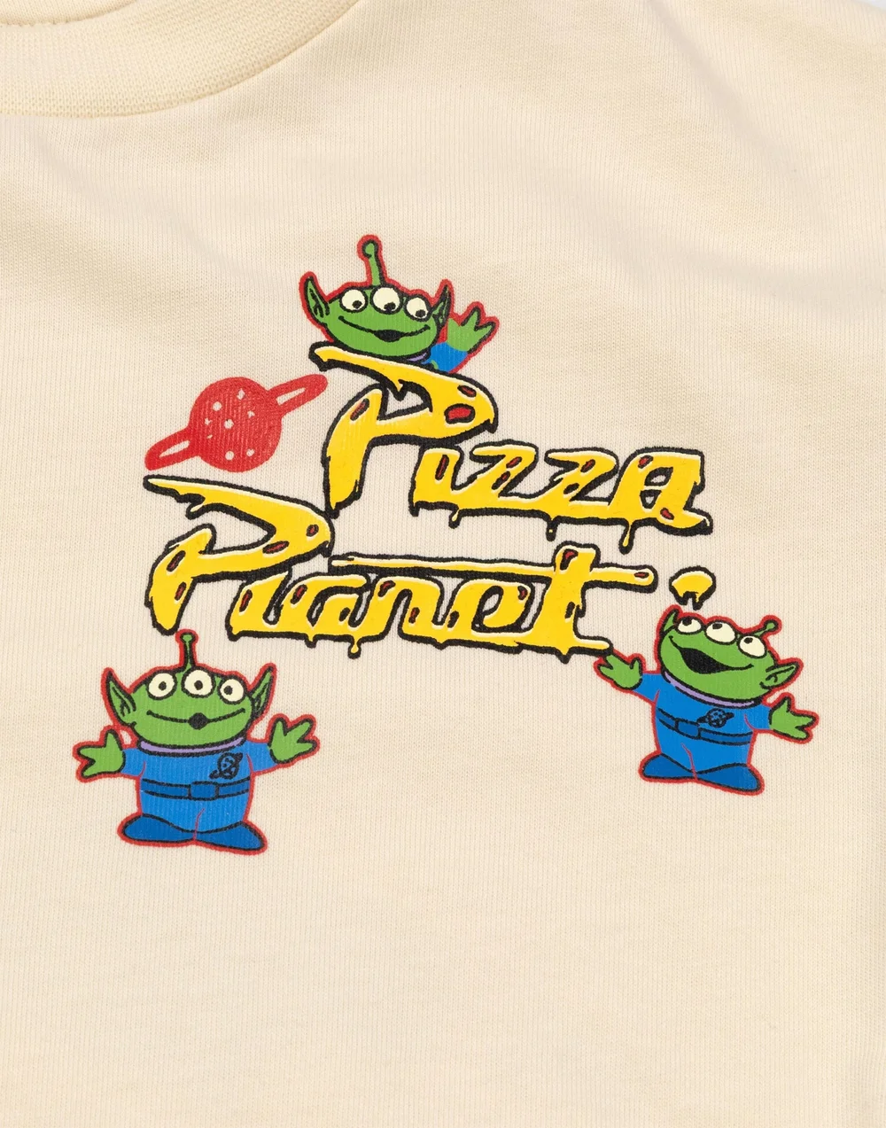 Disney Toy Story Boys Beige Pizza Planet T-Shirt & Shorts Set (12m-7y) - 2-3 Yrs Image 4
