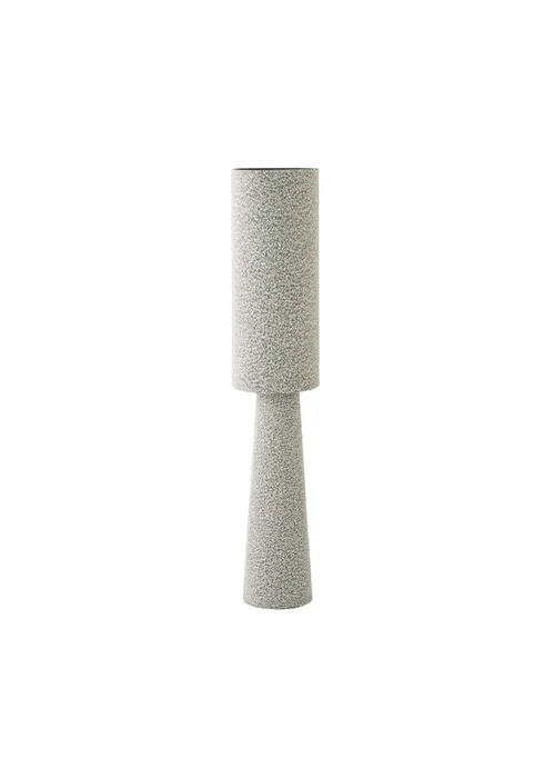 ValueLights Ash Grey Fleck Boucle Midi Floor Lamp With Warm White Bulb - One Size Image 4
