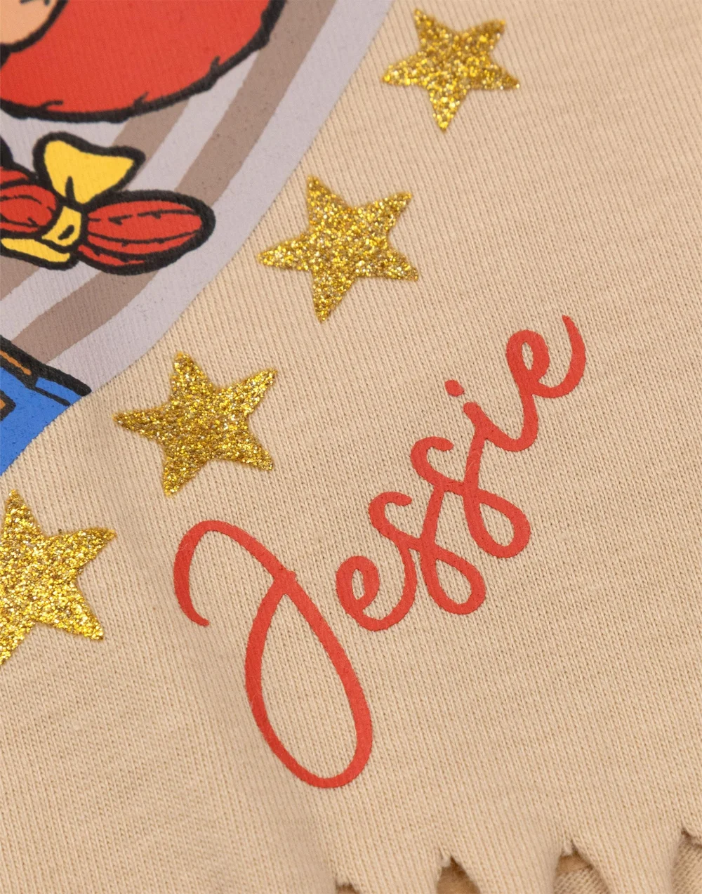 Disney Toy Story Girls Beige Jessie Fringe Short Sleeved T-Shirt (12m-7y) - 1.5-2 Yrs Image 5
