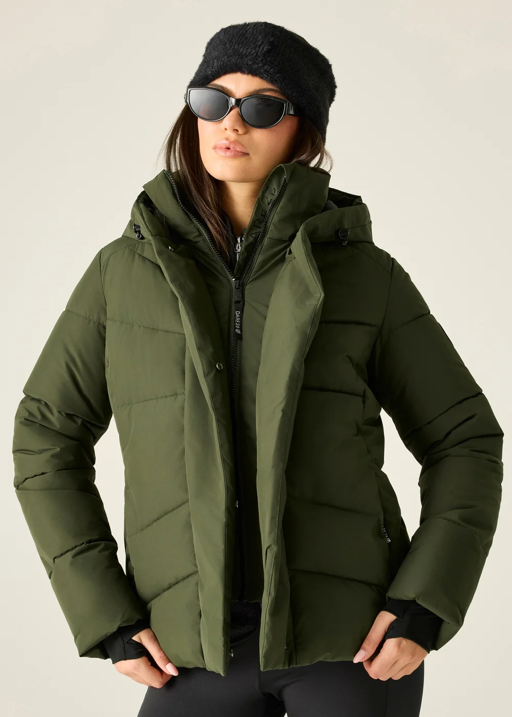 Dare 2B Khaki Lustre Waterproof Insulated Jacket - 20 Image 5
