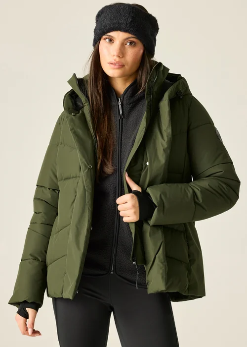 Dare 2B Khaki Lustre Waterproof Insulated Jacket - 20 Image 1