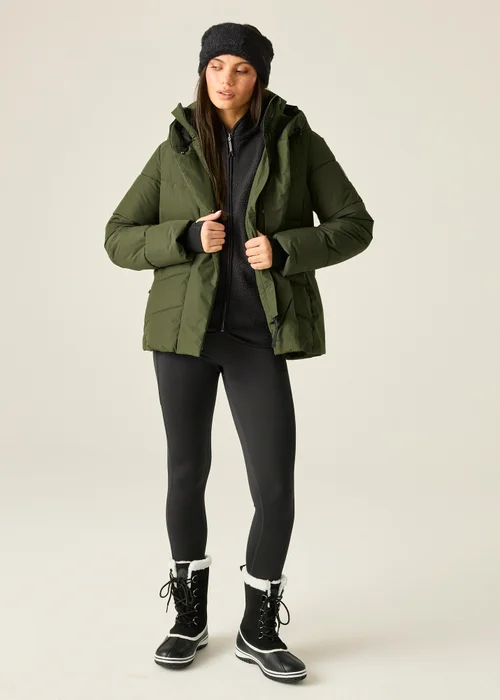 Dare 2B Khaki Lustre Waterproof Insulated Jacket - 20 Image 3