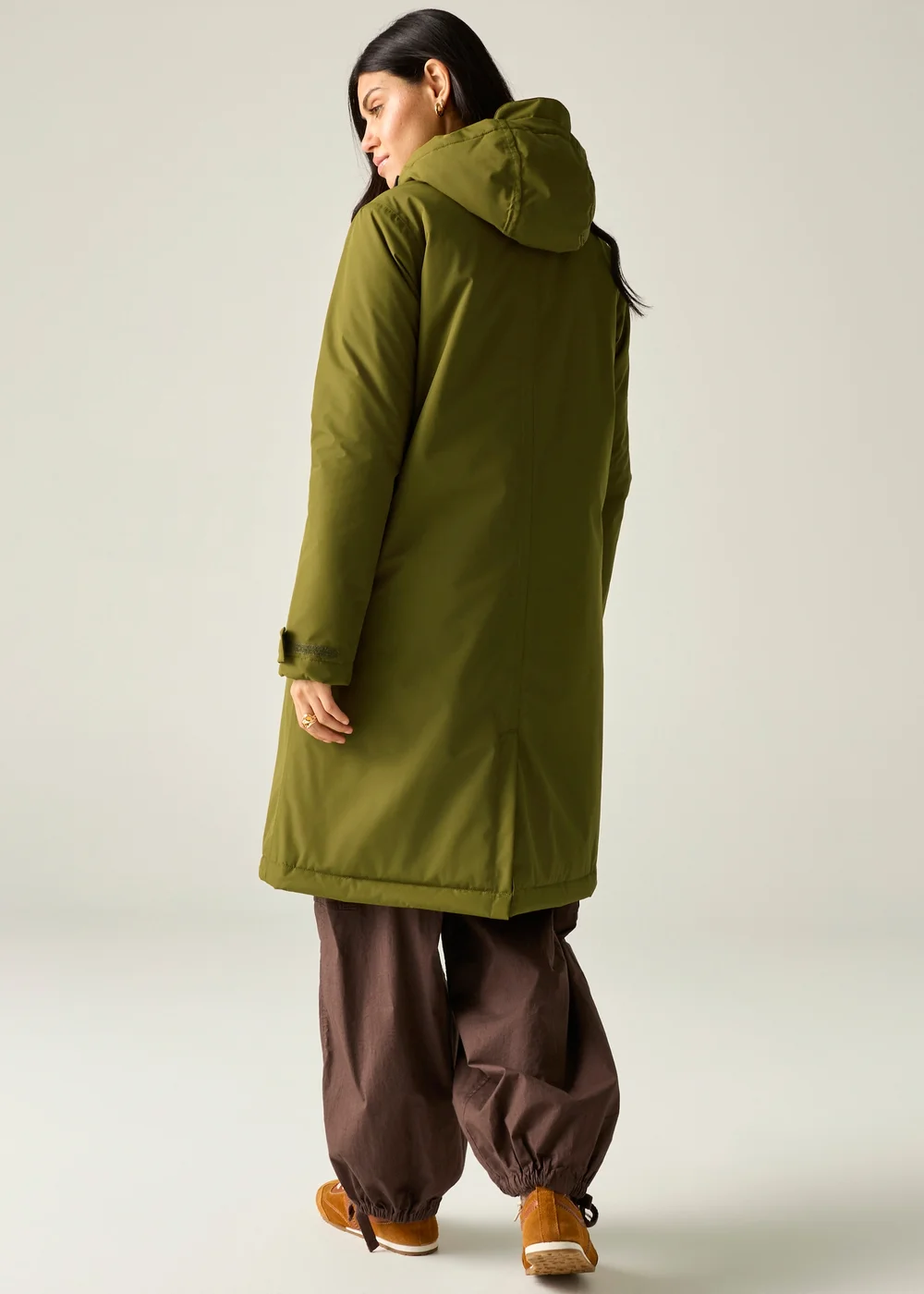 Regatta Green Orla Longline Waterproof Insulated Jacket - 10 Image 2