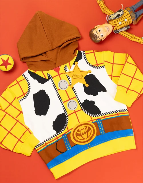 Disney Toy Story Boys Multicoloured Woody Hoodie (12m-7y) - 5-6 Yrs Image 3