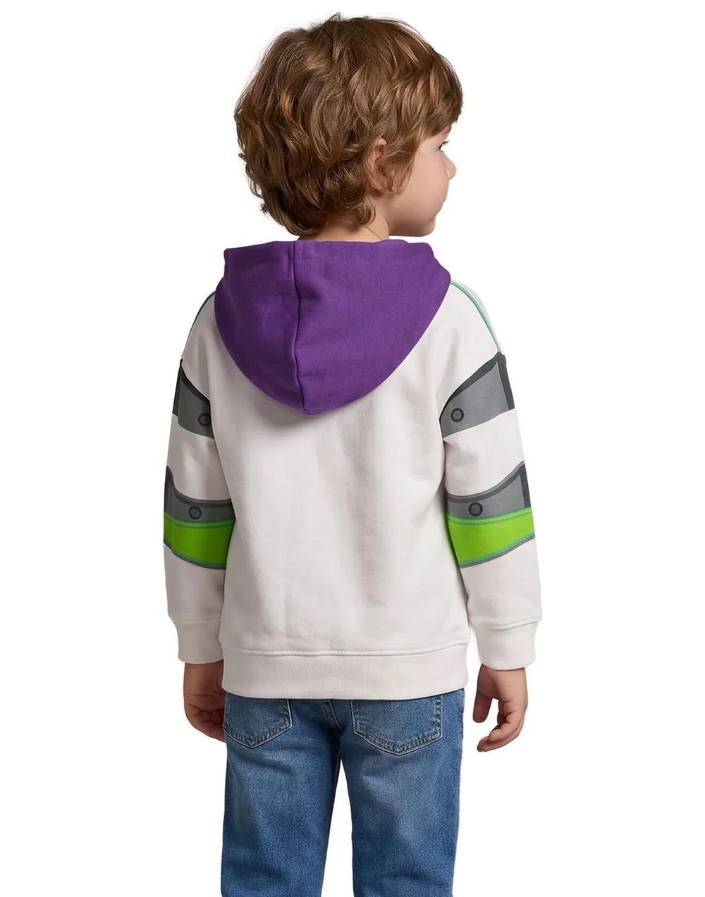 Disney Toy Story Boys Multicoloured Buzz Hoodie (12m-7y) - 4-5 Yrs Image 2