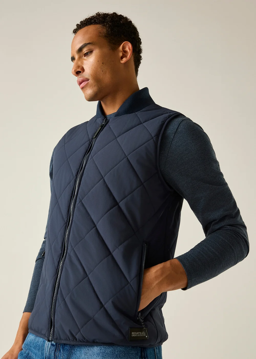 Regatta Navy Harvin Insulated Bodywarmer - S Image 5