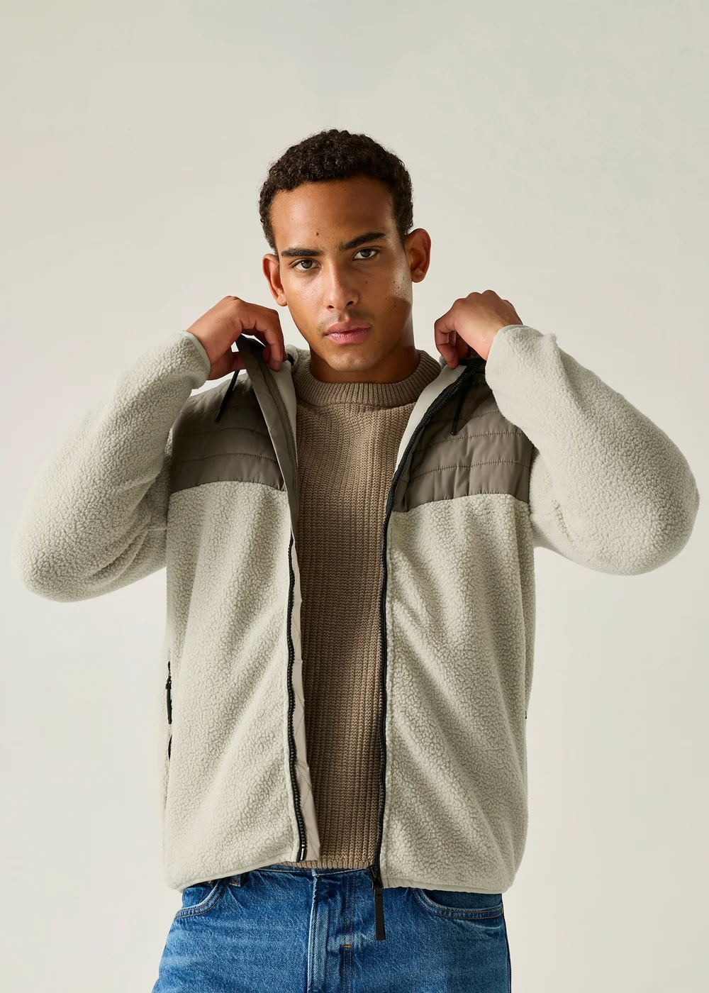 Regatta Olive Frankie Borg Hybrid Insulated Fleece - L Image 2