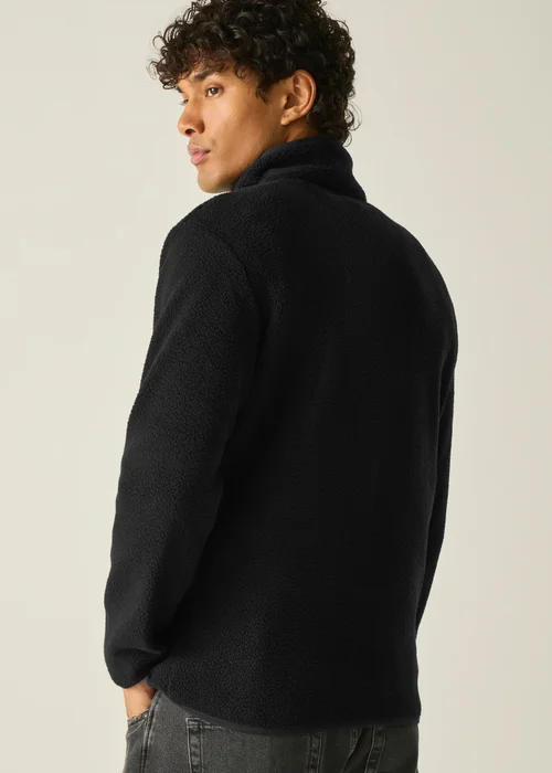 Regatta Black Frankie Borg Half Zip Lightweight Fleece - L Image 3