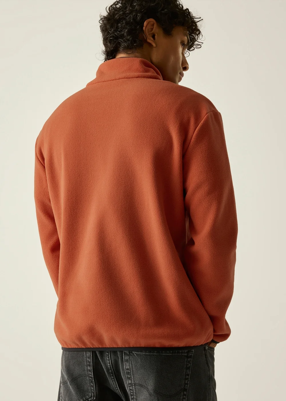 Regatta Black/Red Frankie Half Zip Soft Fleece - S Image 3