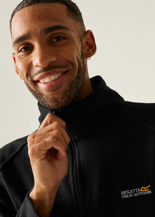 Regatta Black Hedman II Anti-pill Fleece - S Image 4