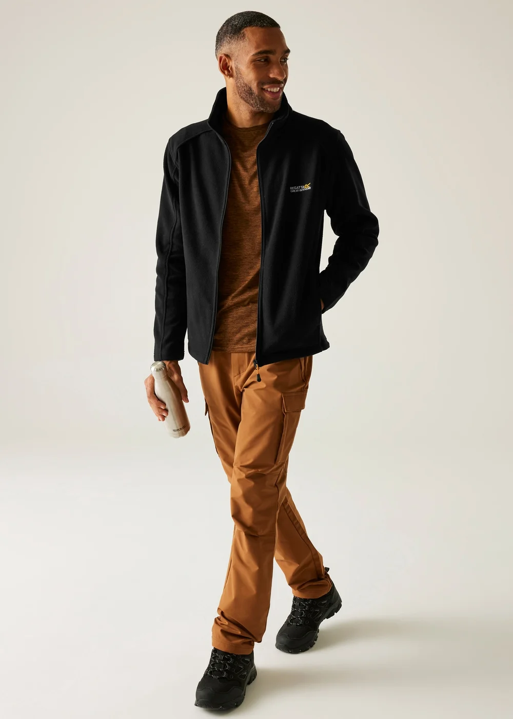 Regatta Black Hedman II Anti-pill Fleece - S Image 3