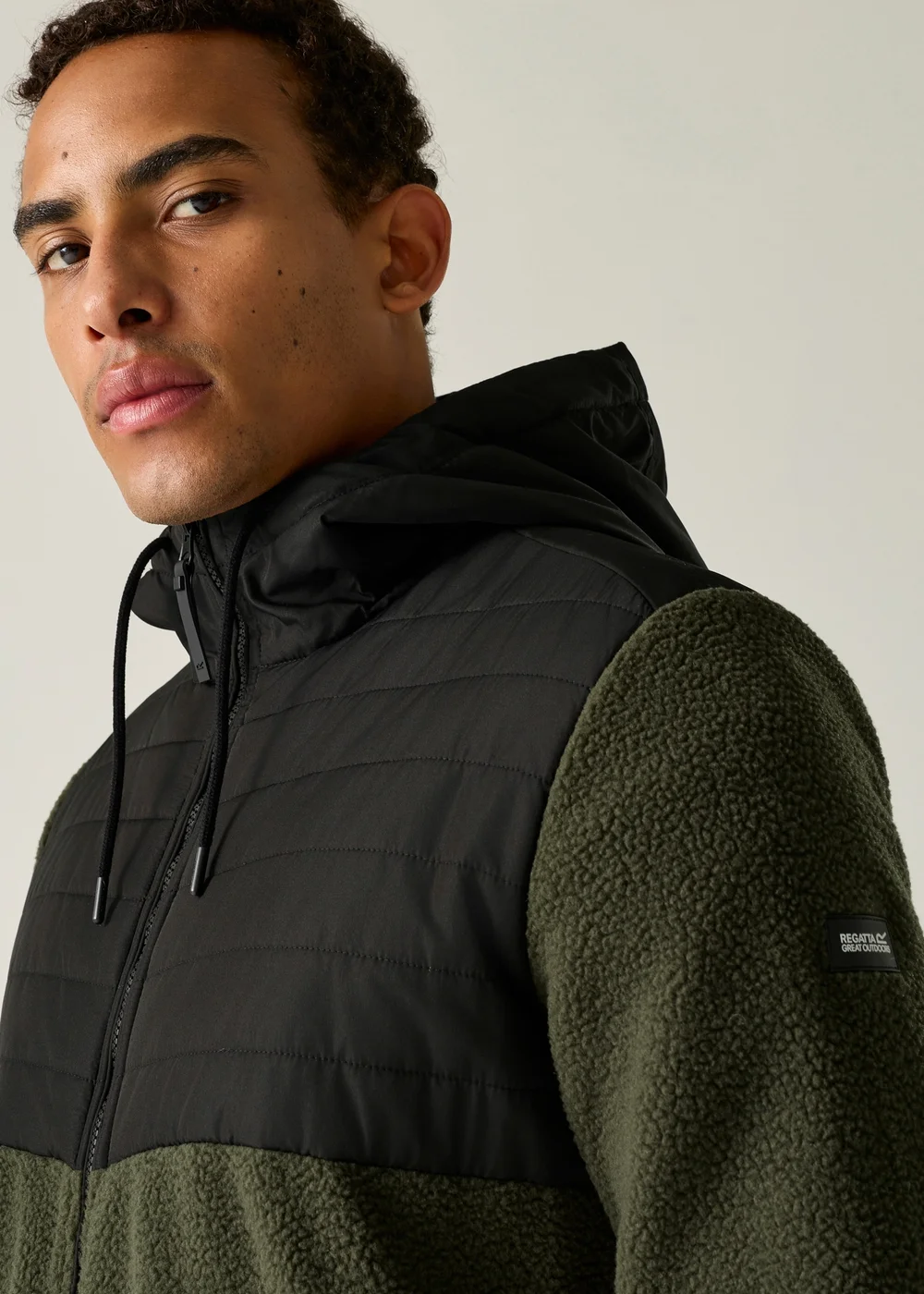 Regatta Khaki Frankie Borg Hybrid Insulated Fleece - L Image 6
