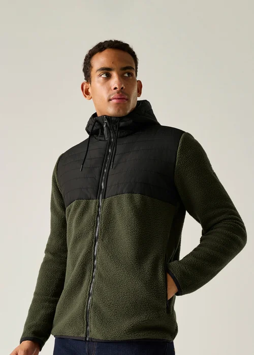Regatta Khaki Frankie Borg Hybrid Insulated Fleece - L Image 2