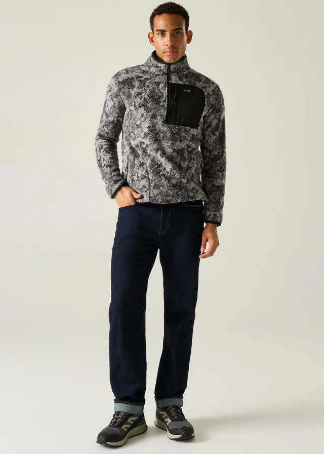Regatta Grey Frankie Borg Half Zip Lightweight Fleece
